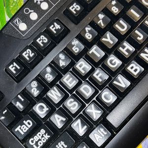 💻 ….. 🖐️ ZOOM TEXT x LaRgE Keyboard 🖐️… 💻